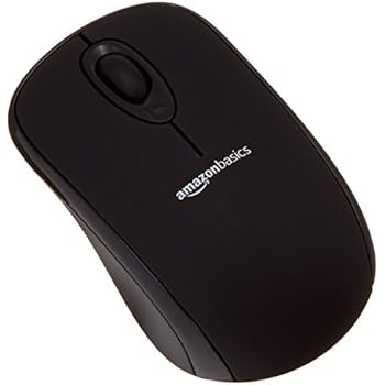 AmazonBasics Wireless Mouse with Nano Receiver (MGR0975)