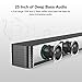 Sound Bar, Bestisan TV Sound Bar with Wired Subwoofer, 120W 2.1 Soundbar, Wired & Wireless Bluetooth 5.0 Speaker for TV, 25 Inch, Optical/Aux/Coaxial, Bass Adjustable Surround Sound for Home Theaterthumb 1