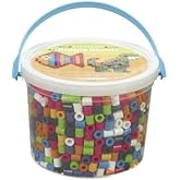 2 X Perler BIGGIE Fun Fusion Fuse Bead Bucket-Assorted Colors