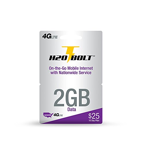 SIM Cards H2O BOLT 4G LTE Prepaid Mobile Hotspot Bundle Sim Kit
