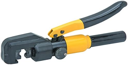 10 Ton Hydraulic Wire Battery Cable Lug Terminal Crimper Crimping Tool with 9 Dies