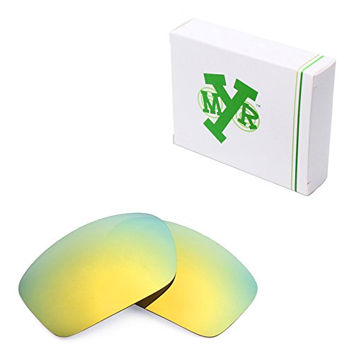 MRY POLARIZED Replacement Lenses for Oakley Scalpel Sunglasses - Rich Option Colors (Standard, 24K Gold)