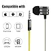 AOFU Headphones,Wired 3.5MM In-ear Noise-isolating Headphones|Earbuds|Earphones with Mic & Volume Control for for iPhone, iPod, iPad, Galaxy, Nokia, HTC, Nexus, BlackBerry,Black+Yellow