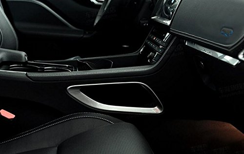 ABS Matte Car Interior Middle Console Gear Box Panel Decoration Frame Trim 2PCS FOR Jaguar F-Pace X761 2016-2018