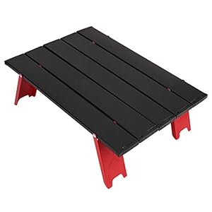 HERCHR Opvouwbare Camping Tafel Draagbare Lichtgewicht Picknicktafel voor Outdoor BBQ Backpacken Reizen