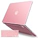 IBENZER Compatible with MacBook Pro 13 Inch Case 2015 2014 2013 end 2012 A1502 A1425, Hard Shell Case with Keyboard Cover for Old Version Apple Mac Pro Retina 13, Pink, MMP13R-PK+1
