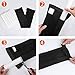VERGILIUS Under Door Draft Stopper,Improved Adjustable Double Draft Noise Blocker Sweep for Sound Dust Proof (Black)