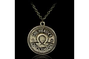 Necklace Pendant Percy Jackson Camp Half Blood The Heroes of Olympus Ivlivs Coin Pendants Necklaces Vintage Accessories