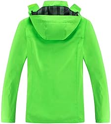 OTU Men's Lightweight Waterproof Hooded Rain Jacket