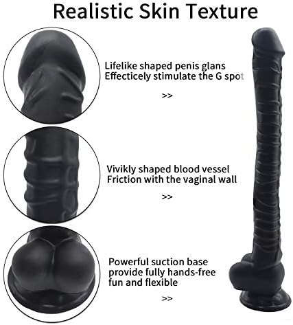 YLF Ultra-Soft Realistic Toy with Suction Cup for Hands-Free Play,16.53 INCH