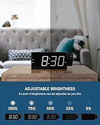 Projection Alarm Clock on Ceiling,Digital Clock for