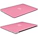 MacBook Air 13-inch Case, iXCC ® Smooth Finish Soft-Touch Plastic Hard Shell Case [2 in 1] with Keyboard Cover [ Models: A1466 / A1369 ] - Pink