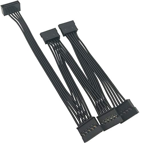 COMeap 15 Pin SATA Power Extension Hard Drive Cable 1 Male to 5 Female