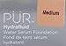 PUR Cosmetics Hydrafluid Water Serum Foundation, Liquid Foundation, Medium, 1.1 Ounce