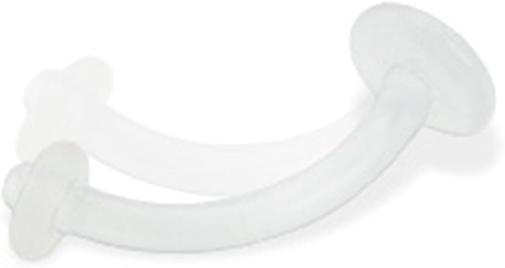 MsPiercing Flexible Navel Piercing Retainer, 14 Ga, 1/2
