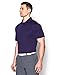 Under Armour Mens UA Leaderboard Polo Large Purple