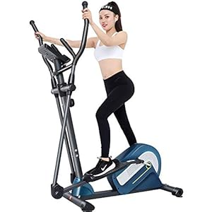 ZJZ Cross Trainers Eliptical trainer, Video Events & Multiplayer App + multifuctional display + with tablet holder