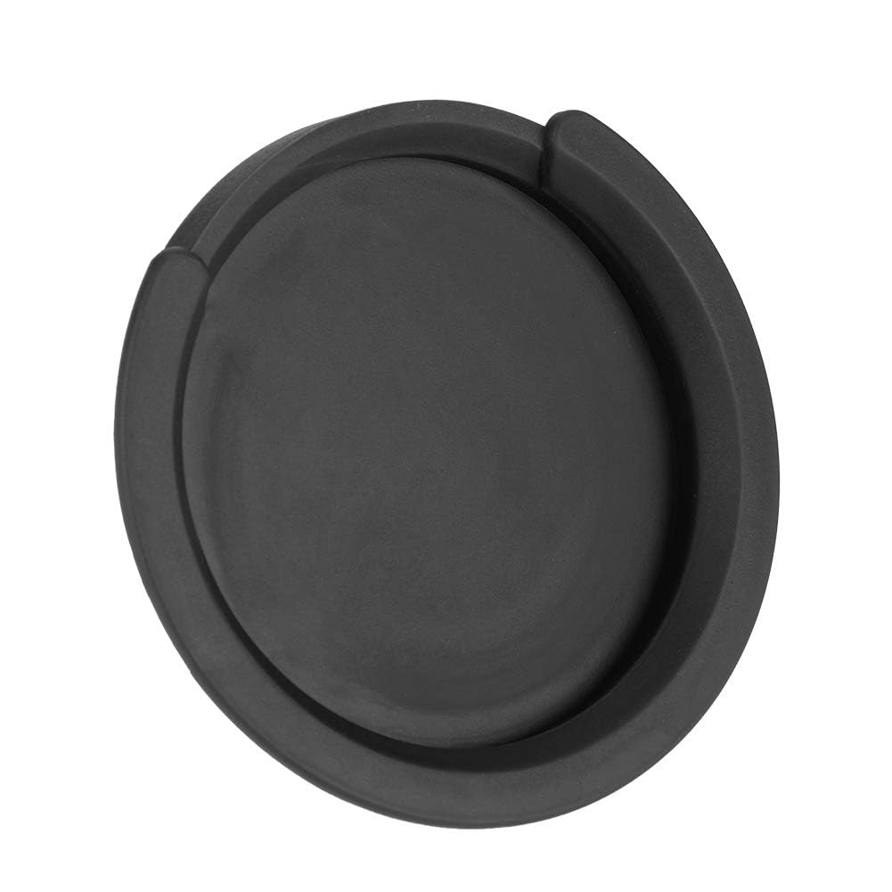 86mm Guitar Soundhole Feedback Buffer Cover Palstic Sound Hole Cover Part Musical Instruments Accessory (Black)