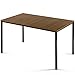 ZINUS Dessa Modern Studio Collection Soho Dining Table, Office Desk, Computer Desk, Table Only, Brown