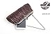 PULAMA Clutch Purse for Women, Pleated Satin Bridal Clutch Crossbody Evening Bag for Wedding & Prom Party, Brown