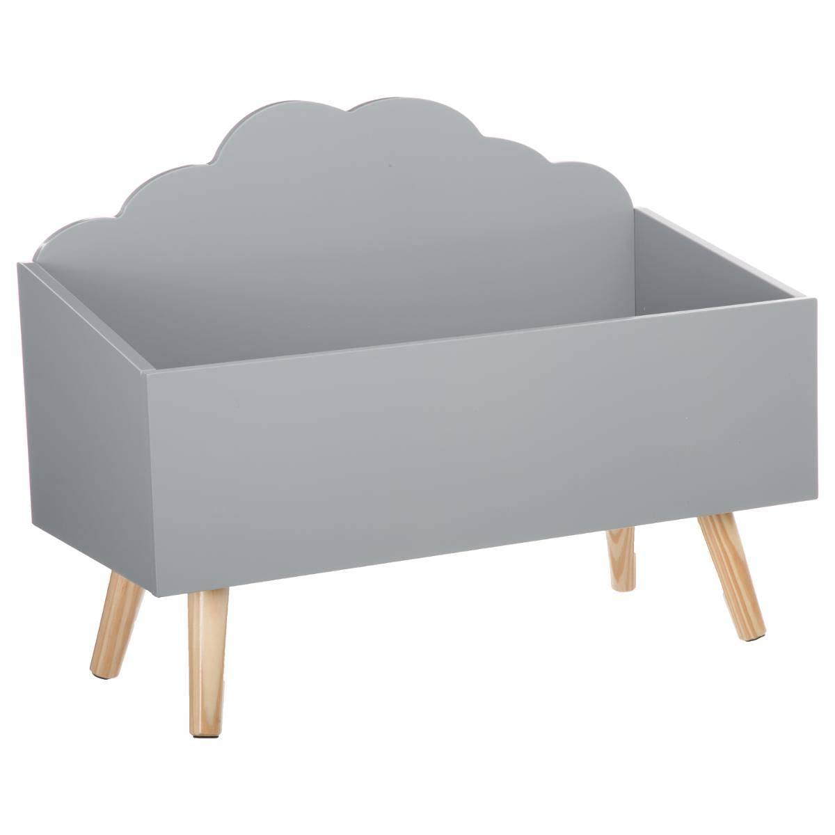 Toy Box&nbsp;&ndash;&nbsp;Cloud Shape Storage Unit&nbsp;&ndash;&nbsp;Grey