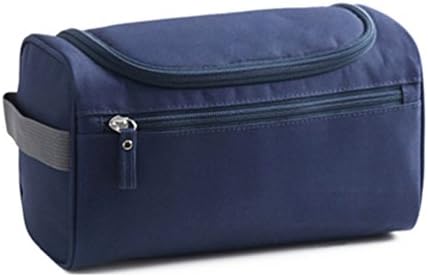 ColorMixs Hanging Toiletry Bag Bathroom Shower Wash Shaving Kits Pouch for Men Women K105 Blue