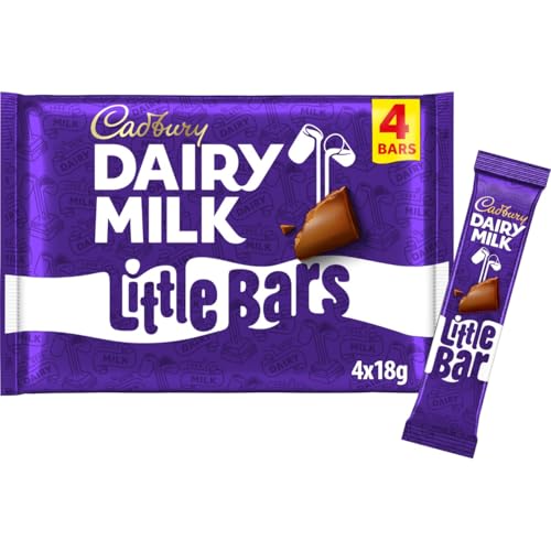 Cadbury Dairy Milk Chocolate Little Bars 4 x 18 g (S&S 95p / 85p)