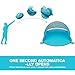 MOVTOTOP UPF 50+ Easy Pop Up Beach Tent,【2019 Newest】 3-4 Person Sun Shelter, Portable Instant Beach Shade UV Protection with Carry Bag for Family Outdoor Activities