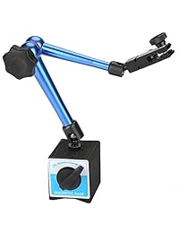 Base magnética de precisión ajustable, fuerte, flexible para indicador de prueba de marcación digital