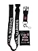 US Marines Official Licensed Black Lanyard Key Chain ID Holder