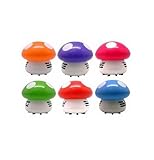 1 X Makhry New Portable Cute Mini Mushroom Corner Desk Table Dust Vacuum Cleaner Sweeper (Random)