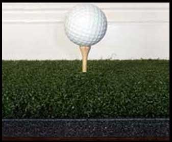 4'x4' GORILLA Perfect ReACTION Golf Mats. Use Real Wood Tees. At Last a No Bounce, Hit Down &amp; Through Golf Mat. The Next Generation in Golf Mats. No Rubber Tees Required. No Club Shock 1 3/4" Thick.