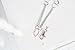 Elizabeth Oblong Link Double Chain Lanyard Necklace (Silver)