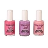 Piggy Paint [3 Color Gift Set] Non-toxic Girls Nail Polish Kit - Safe for Kids