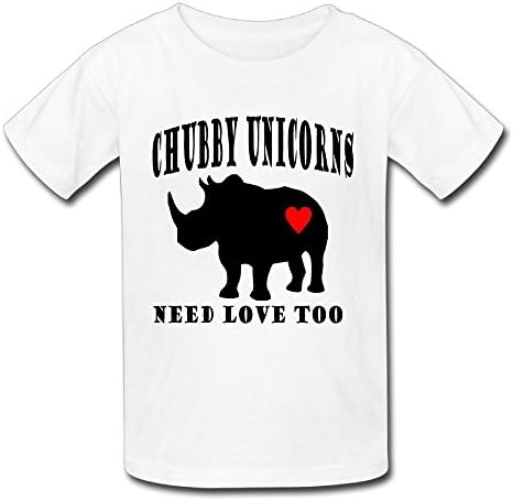 Hoeless Chubby Unicorn Need Love TooBaby Short Sleeve T-ShirtCozy Shirt 18 Months White