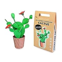 Self Assembly Cardboard Prickly Pear Cactus