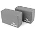 Yoga Blocks (Set of 2) 9″x6″x4″ – High Density EVA Foam Bricks Provides Stability Balance & Support, Improve Strength and Deepen Poses – Great for Yoga, Pilates, Workouts, Fitness & Gym (Grey)thumb 3