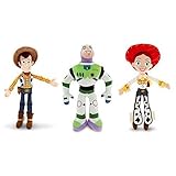 Disney Toy Story - Woody, Buzz Lightyear, and Jessie - Plush Doll Set of 3