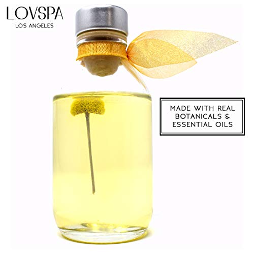 LOVSPA Lively Mandarin Tangelo Reed Diffuser | Refresh Your Home with This Cheery Scent. Juicy Mandarin Orange, Minneloa Tangelo, Papaya & Lemon Water - Thumbnail 2