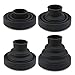 Travel Hair Dryer Diffuser, Segbeauty Collapsible Portable Hair Diffuser, Profession Blow Dryer Diffuser Attachment for Natural Thick Hair, Suitable for Nozzle 1.65 inches to 1.77 inches - Black