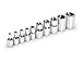 TEKTON 1/4-Inch and 3/8-Inch Drive Star Socket Set, Cr-V, E4-E18, 10-Sockets | 1355