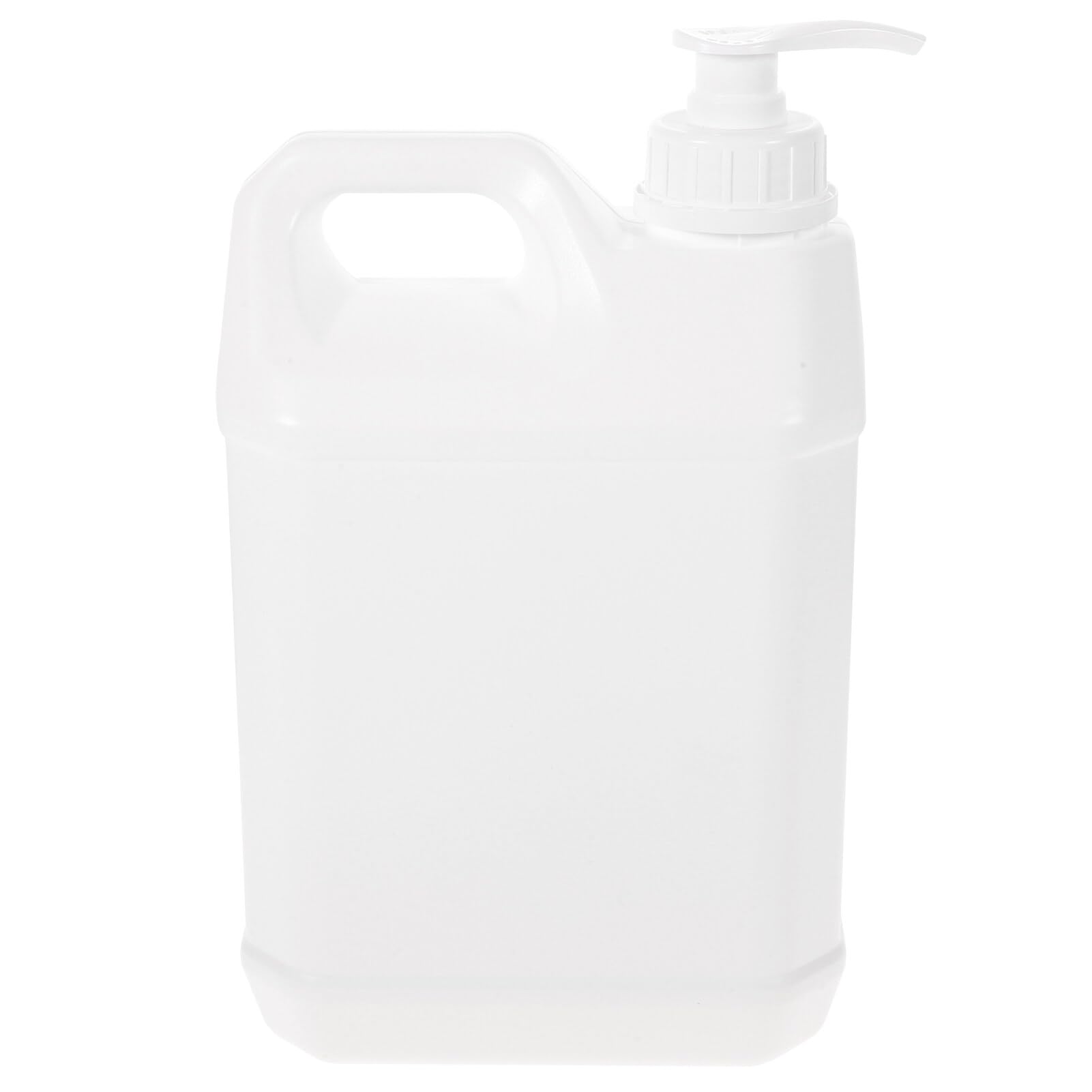 YARNOW 2.5L Pump Bottle Dispenser Pressure Sterilization Container with Mechanical Spring Anti-Theft Seal Refillable Chemical Storage for Household and Commercial Use