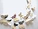 WILLTOO Wall Stickers Decal Butterflies 3D Mirror Wall Art Home Decors