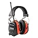 Bluetooth & Radio AM/FM Hearing Protection Ear Protector - Wireless Noise Reduction Safety Earmuffs - NRR 25dB Headphones for Working Mowing Construction