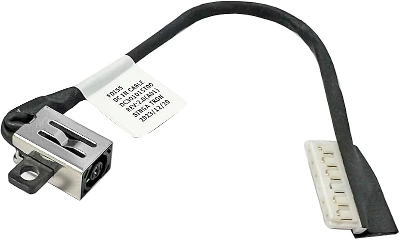 Gintai DC Power Jack Socket Harness Cable for Dell Inspiron Vostro Latitude