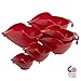 POURfect Mixing Bowls 1015-1-2-4-6-8-12 Cup Bowl Set - Empire Red