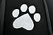 Yoursme Center Console Cover Neoprene Armrest Pad Cushion Protector Fit for Jeep Wrangler JK Sahara Sport Rubicon X & Unlimited 2011-2018 with Dog Paw Paws Print Logo