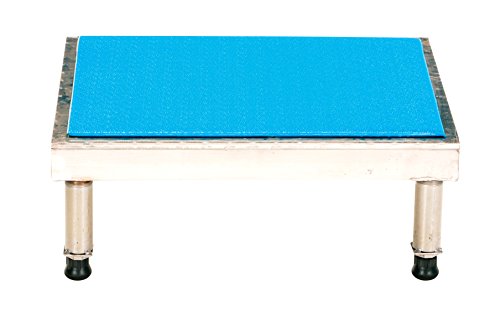 Vestil AHT-H-1924-A Aluminum Adjustable Work-Mate Stand with Ergo Matting Deck, 500-lb. Capacity, 24" Length x 19" Width Deck, 9-1/2" - 15-1/2" Height