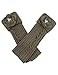 Dahlia Women's Fingerless Arm Warmers Gloves - Flower Pearl Short