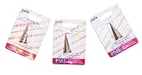 Set of 3 Seamless Stainless Steel Writer Cake Decorating Tubes (Sizes: 1, 1.5, & 2)